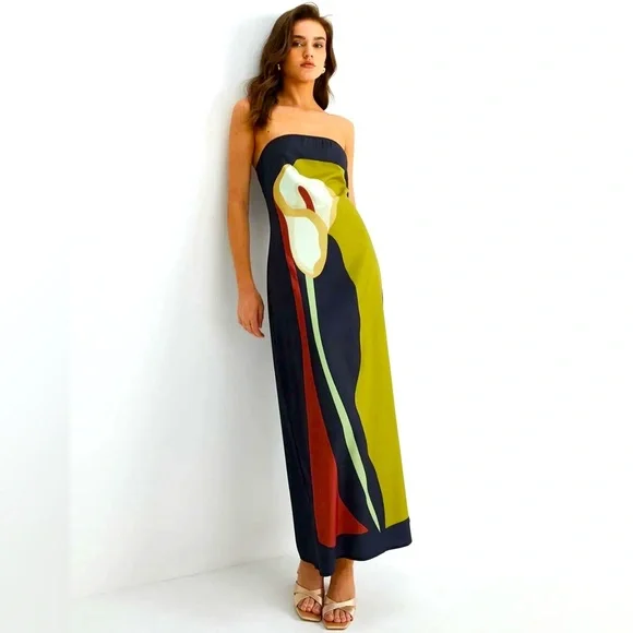 Commense | Dresses | Commense Nwt Maxi Sheet Dress | Poshmark